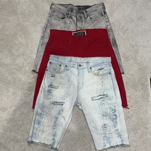 3 Pack Mens Levi’s Cutoff Shorts